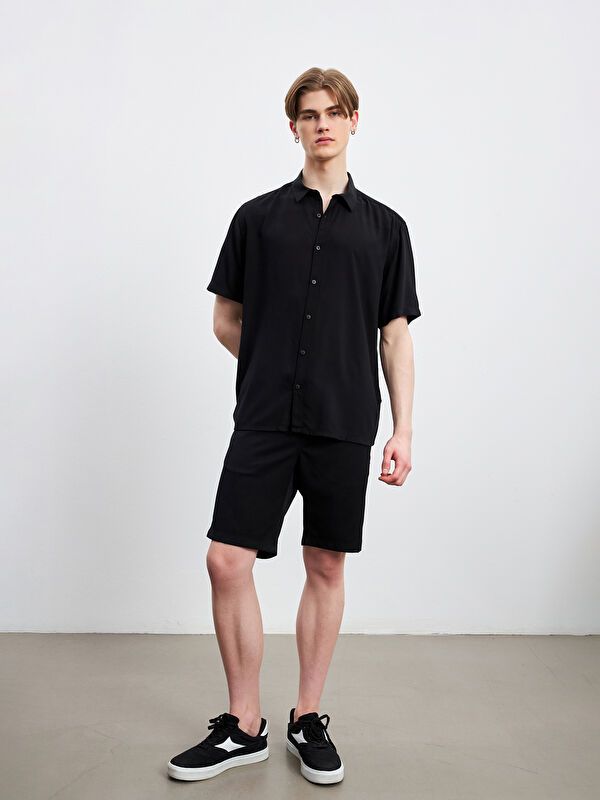 Moudda LC Waikiki - Chemise manches courtes en tissu pour Homme - Tunisie 2