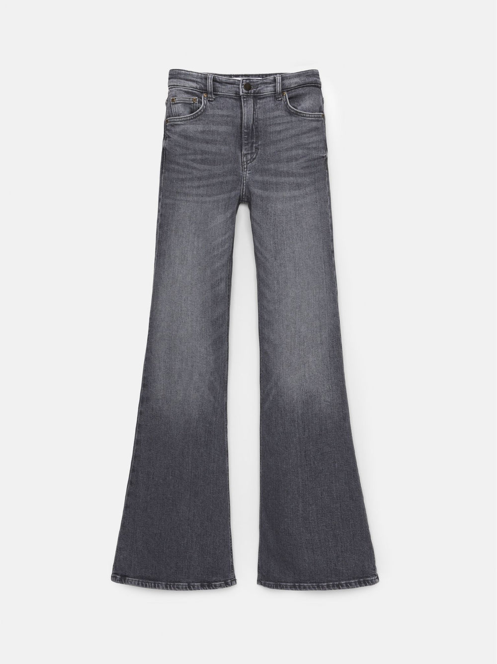 Moudda PULL & BEAR - Pantalon Skinny Flare Blanc - Tunisie 3