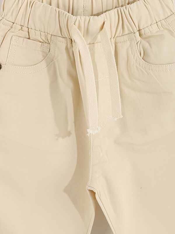 Moudda LC Waikiki - Pantalon tissé épais basique Garçon Beige - Tunisie 4