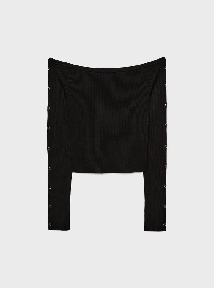 Moudda STRADIVARIUS - Pull en Maille avec Œillets - Tunisie 2