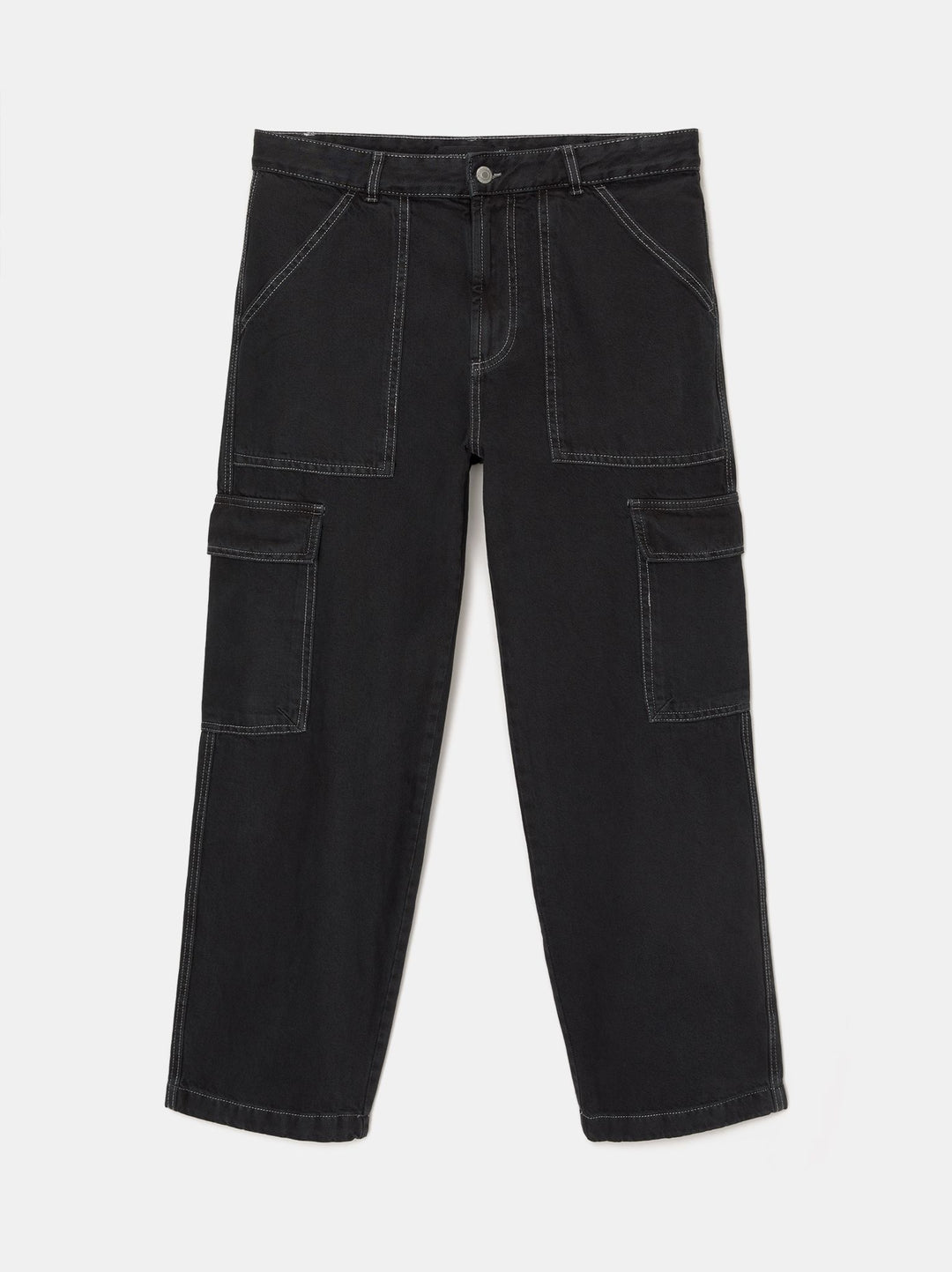 Moudda PULL & BEAR - Pantalon Cargo Fatigue Lavé - Tunisie 1