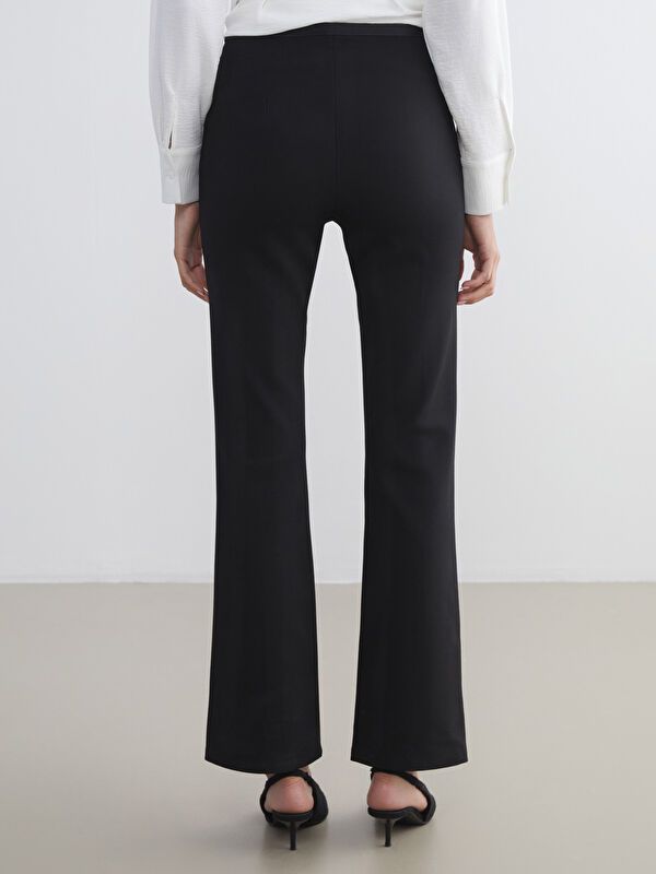 Moudda LC Waikiki - Pantalon tissé moyen Femme Noir - Tunisie 4