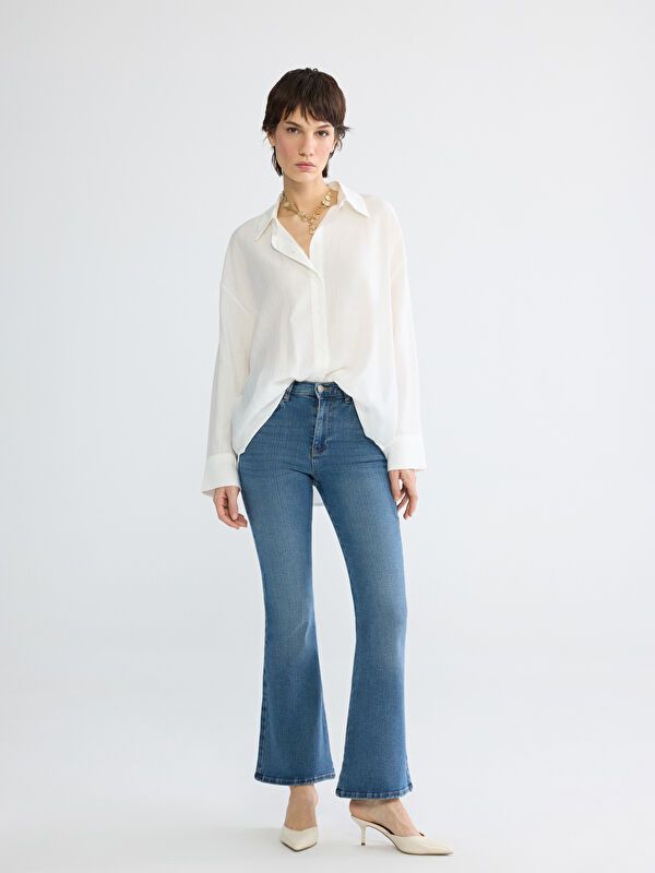 Moudda LC Waikiki - Jean basique en denim pour Femme - Tunisie 1