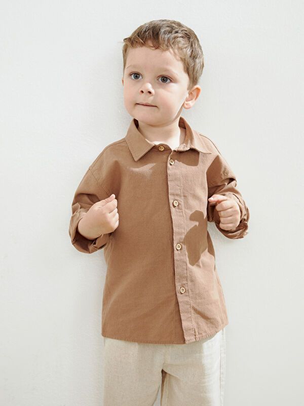 Moudda LC Waikiki - Chemise tissée à manches longues pour Garçons - Tunisie 7