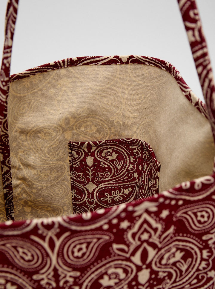 Moudda STRADIVARIUS - Sac Shopper en Maille Imprimé - Tunisie 3