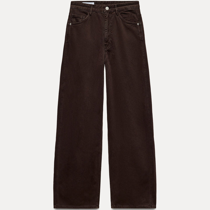 Moudda ZARA - Pantalon relaxed oversized taille mi-haute longueur complète - Tunisie 1