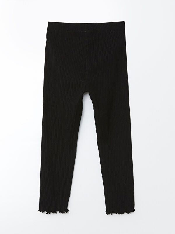 Moudda LC Waikiki - T-shirt jersey stretch basique Fille Noir - Tunisie 2