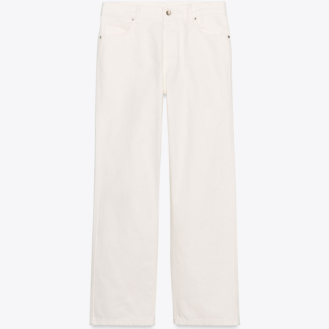Moudda ZARA - Pantalon Droit Cropped - Écru - Tunisie 1