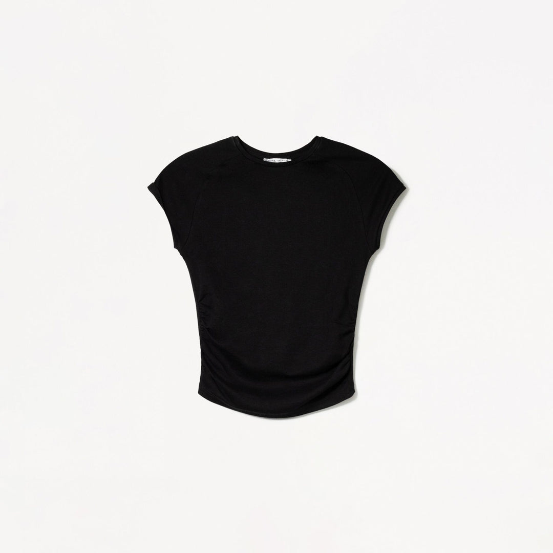 Moudda BERSHKA - T-Shirt - Fronce Latérale - Tunisie 1