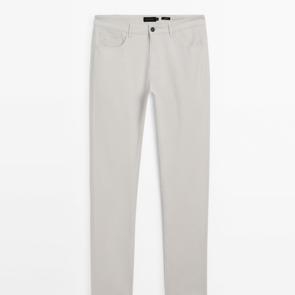 Moudda Massimo Dutti - Pantalon jean micro-structure coupe slim - Tunisie 2