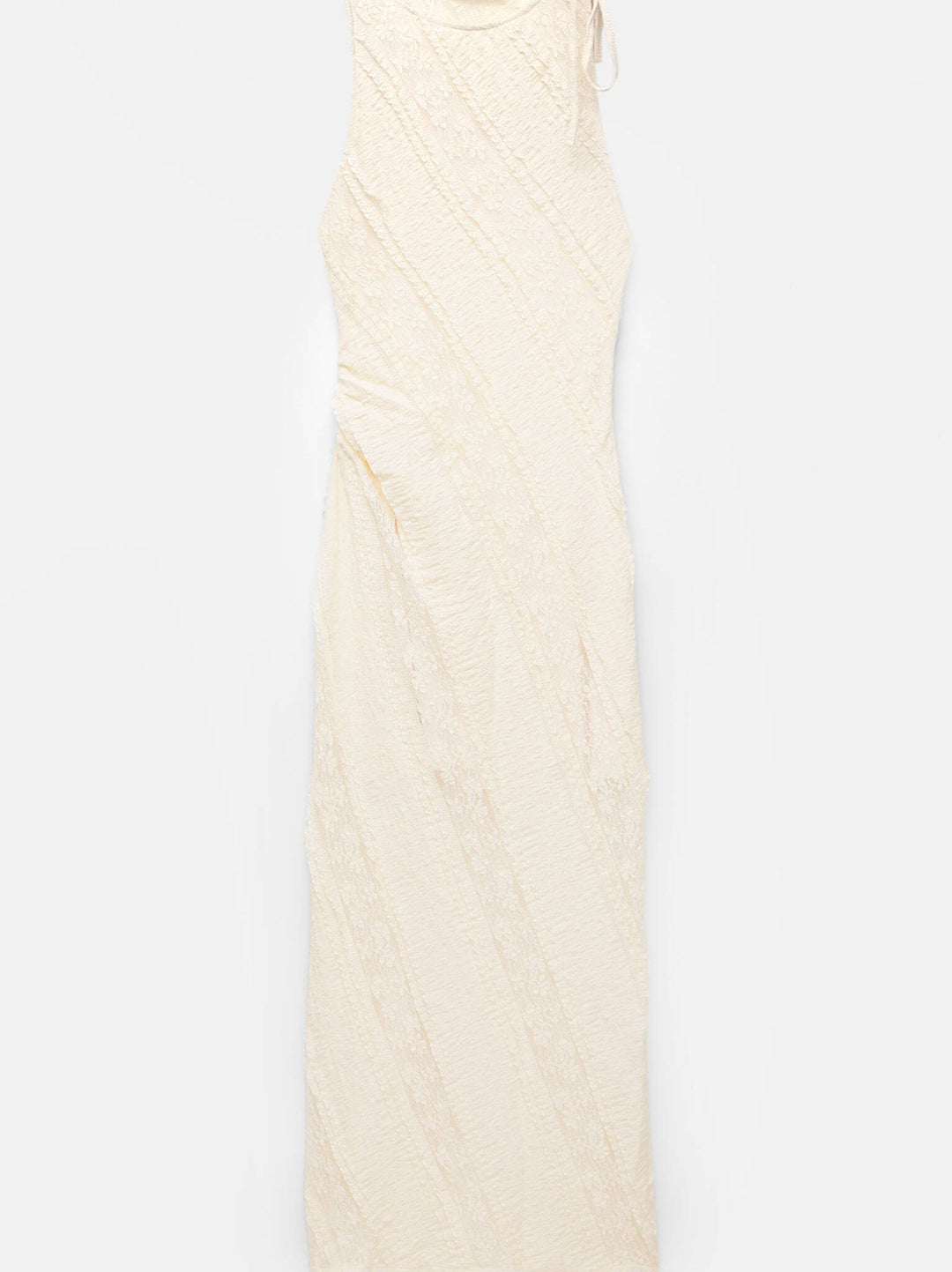 Moudda PULL & BEAR - Robe Midi Dentelle - Écru - Tunisie 3
