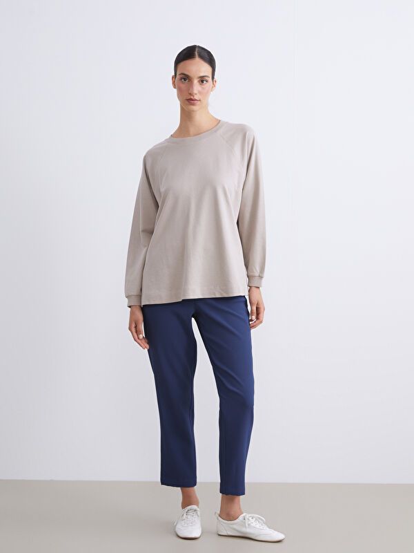 Moudda LC Waikiki - Body jersey manches longues Femme Beige - Tunisie 2