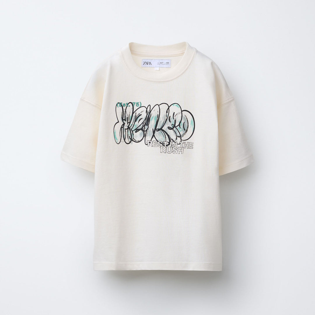 Moudda ZARA - T-Shirt - Imprimé Graffiti Urban - Tunisie 1