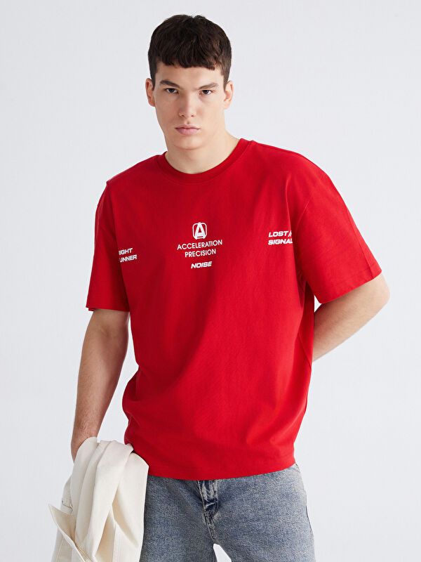 Moudda LC Waikiki - T-shirt imprimé manches courtes en jersey - Tunisie 1