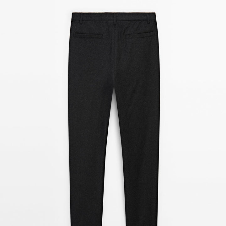Moudda Massimo Dutti - Pantalon coordonné flanelle grise - Tunisie 5