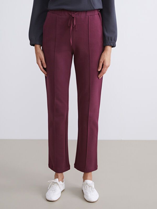 Moudda LC Waikiki - Pantalon jersey Femme Prune - Tunisie 2