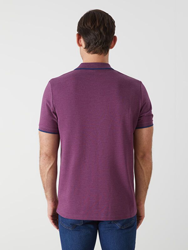 Moudda LC Waikiki - T-shirt col polo basique manches courtes en jersey - Tunisie 4