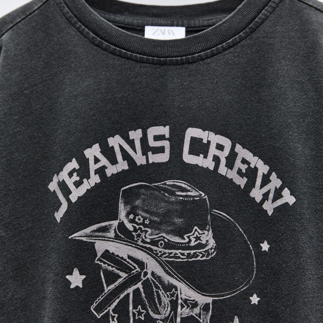 Moudda ZARA - T-shirt imprimé bottes cowboy - Tunisie 3