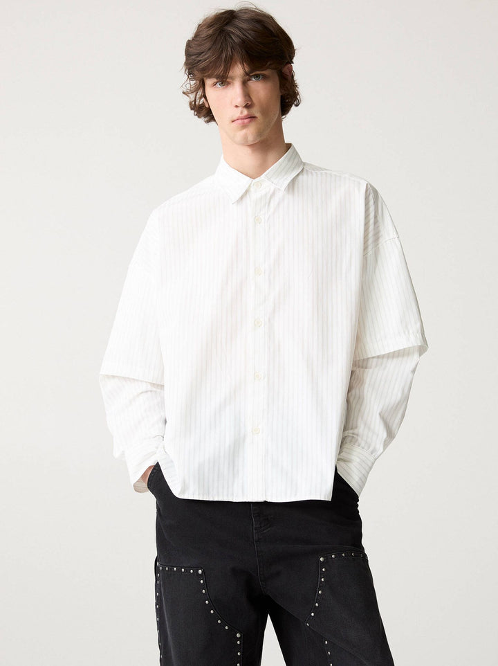 Moudda PULL & BEAR - Chemise Fantaisie - Double Manche - Tunisie 2