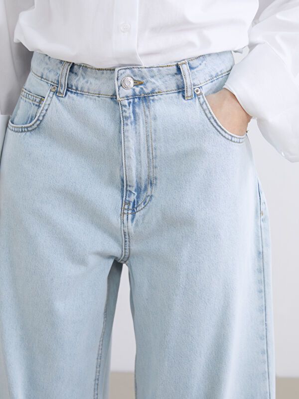 Moudda LC Waikiki - pantalon tissé en jean pour Femmes - Tunisie 3