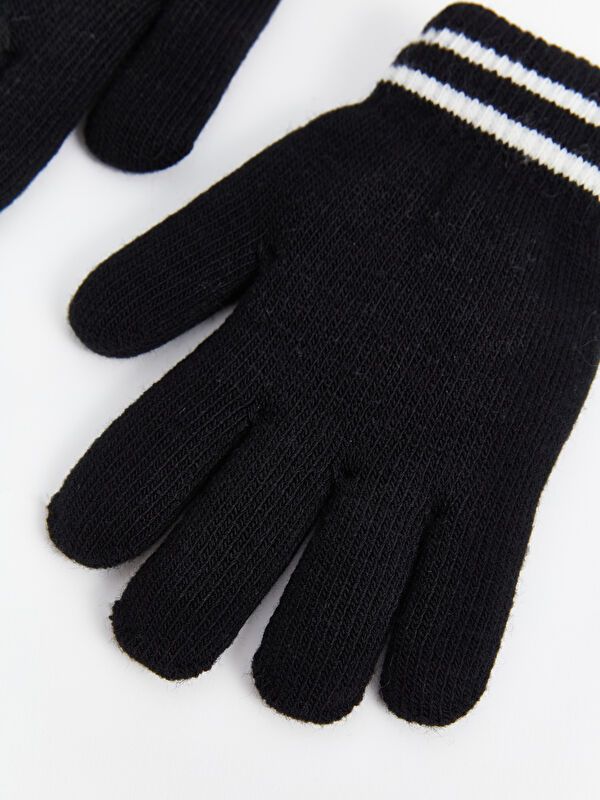 Moudda LC Waikiki - Gants tricot Fille Noir - Tunisie 2