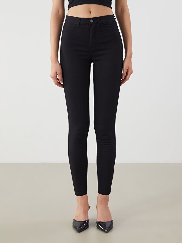 Moudda LC Waikiki - Pantalon jean tissé basique Femme Rodéo noir+m - Tunisie 2