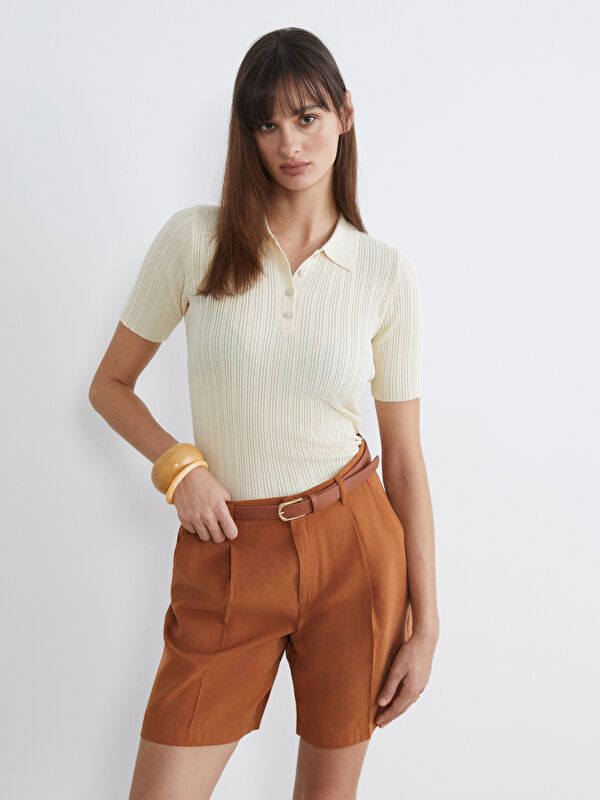 Moudda LC Waikiki - Pull manches courtes en tricot pour Femme - Tunisie 1