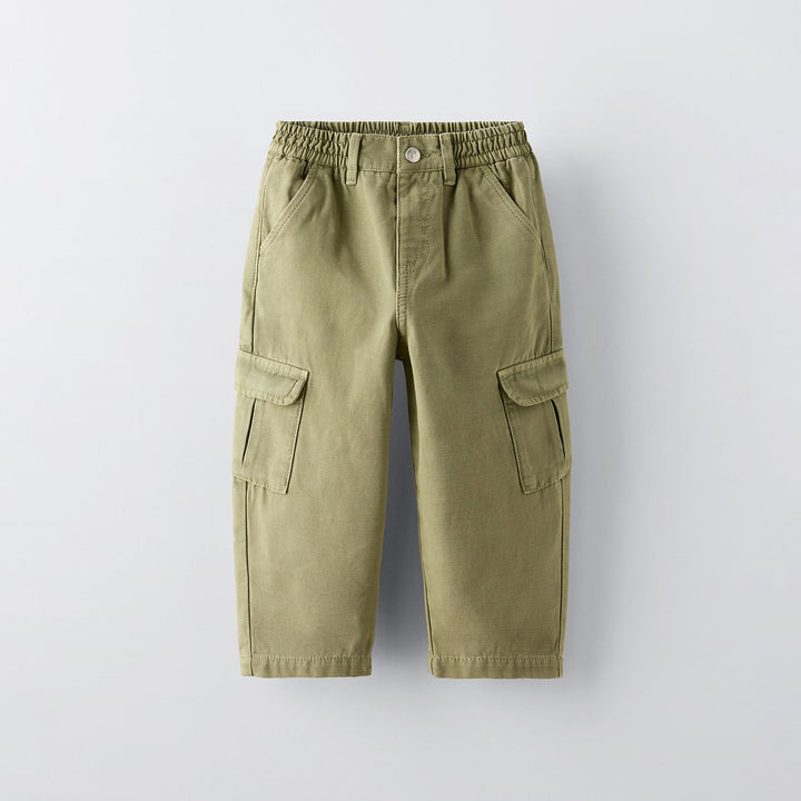 Moudda ZARA - Pantalon cargo enfant, coupe balloon, ceinture élastique - Tunisie 2