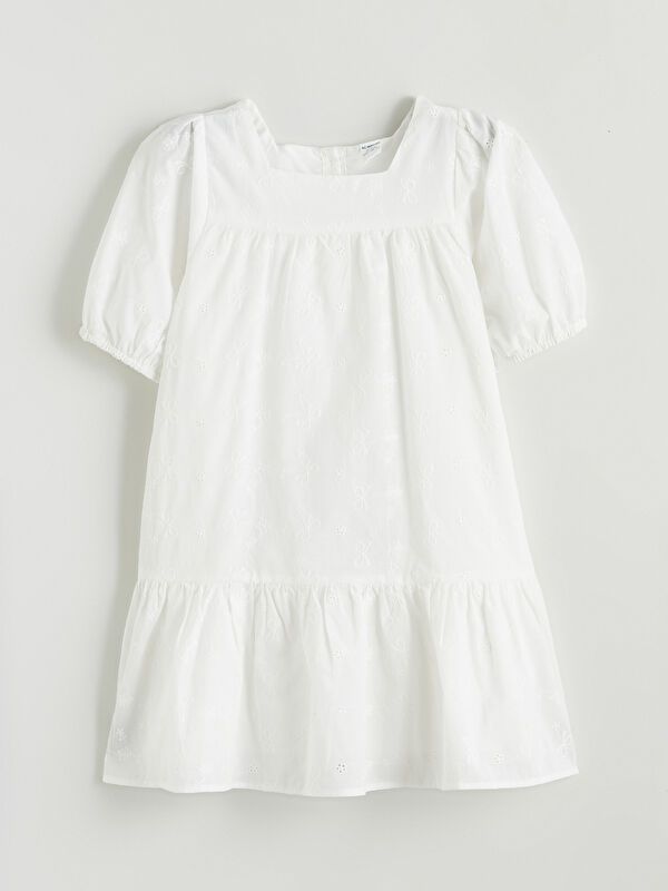 Moudda LC Waikiki - Robe manches courtes en tissu pour Fille - Tunisie 1