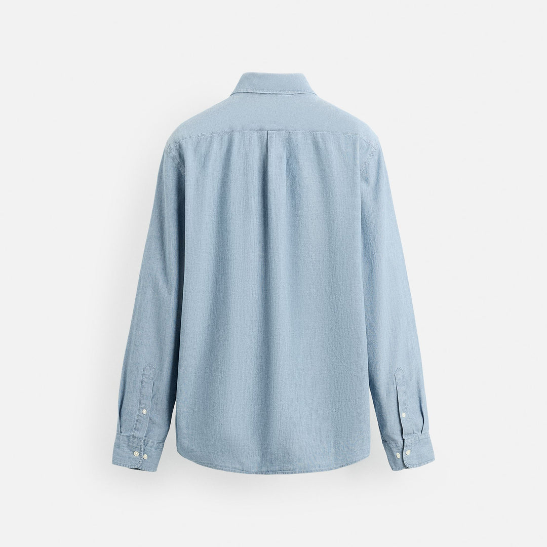 Moudda ZARA - Chemise - Bleu Chambray - Tunisie 2