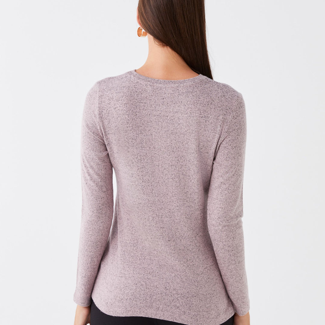 Moudda LC Waikiki - Body jersey manches longues Femme Mélange rose poudré - Tunisie 5