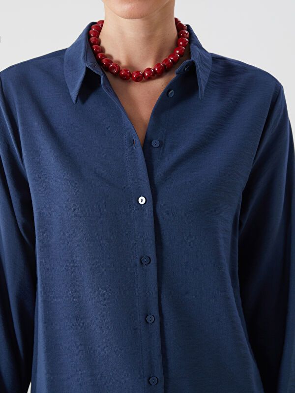 Moudda LC Waikiki - Tunique à manches longues Femme Marine - Tunisie 3