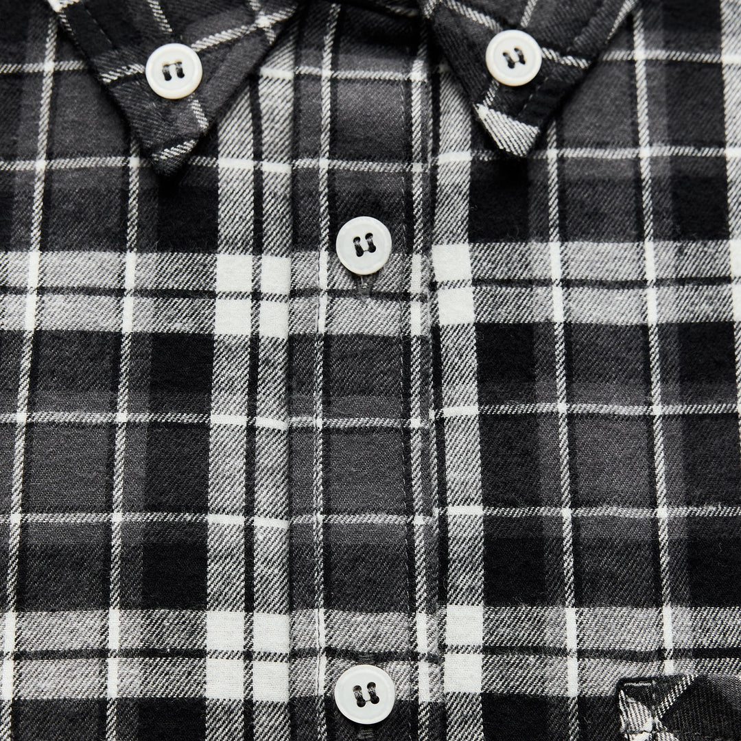 Moudda ZARA - Chemise carreaux manches longues, détail poche - Tunisie 3