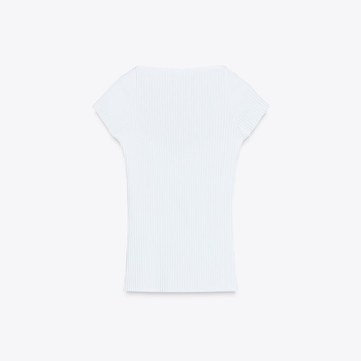 Moudda ZARA - T-Shirt - Côtes & Encolure Cœur - Tunisie 2