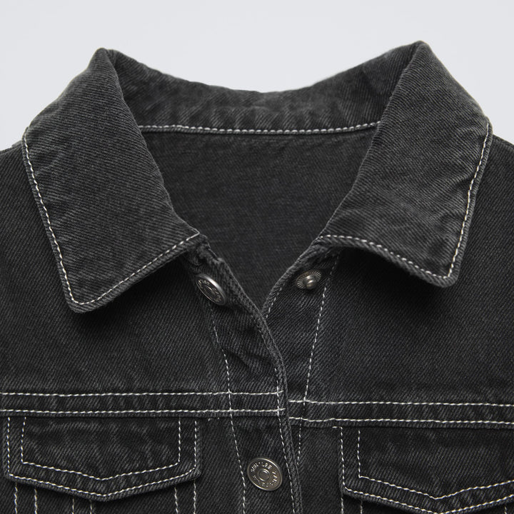 Moudda ZARA - Robe jean surpiqûres contraste - Tunisie 3