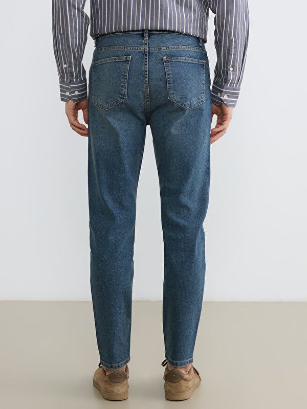 Moudda LC Waikiki - Jean basique en denim pour Homme couleur Rodeo Bleu indigo moyen - Tunisie 4