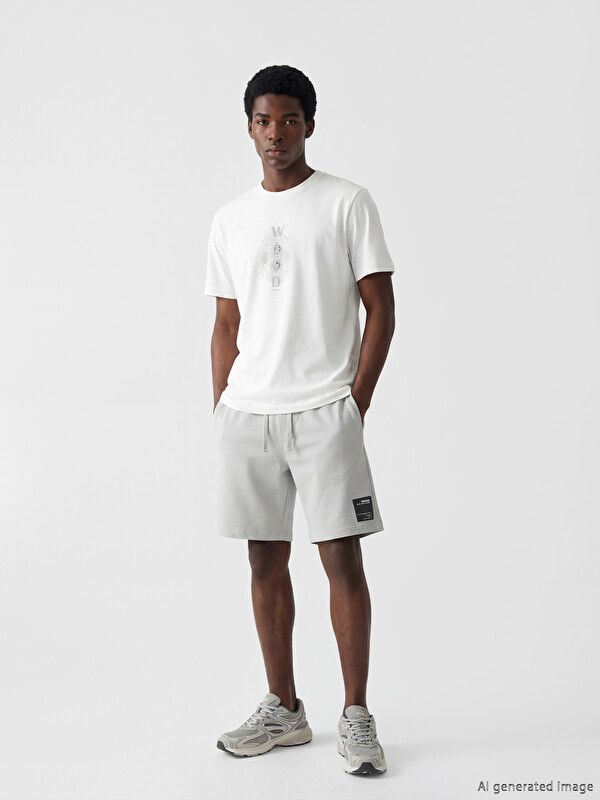 Moudda LC Waikiki - Short / Bermuda en jersey pour Homme couleur Gris - Tunisie 1