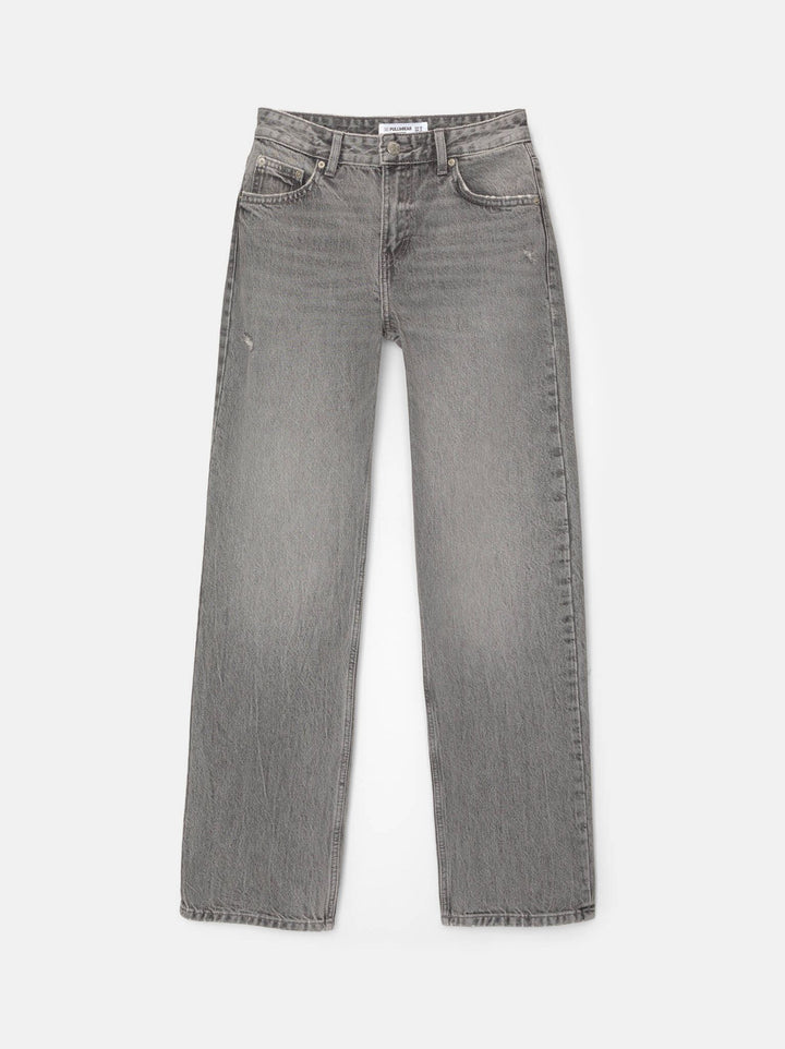 Moudda PULL & BEAR - Pantalon Denim Droit - Taille Moyenne - Tunisie 4
