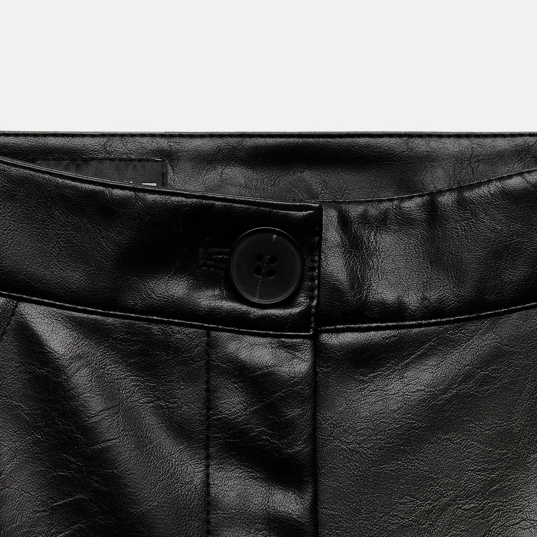 Moudda ZARA - Bermuda simili-cuir, poches - Tunisie 3