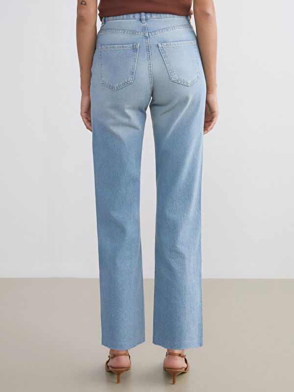 Moudda LC Waikiki - pantalon en jean tissé pour Femmes - Tunisie 4