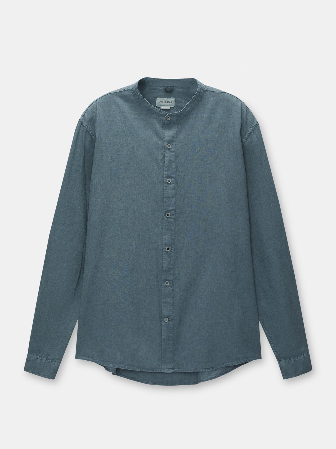 Moudda PULL & BEAR - Chemise Manches Longues Basique Col Mao - Tunisie 3