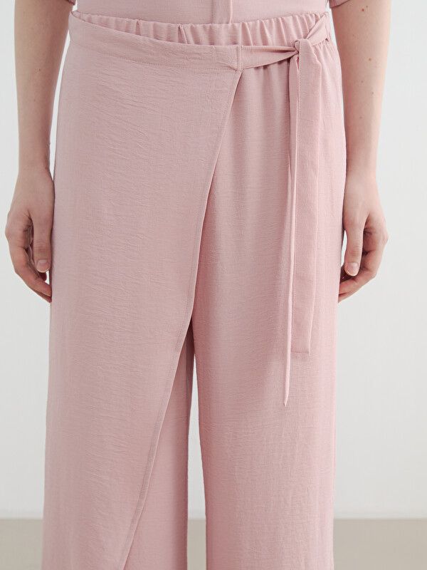 Moudda LC Waikiki - Pantalon fin en tissu pour Femme couleur Rose - Tunisie 3