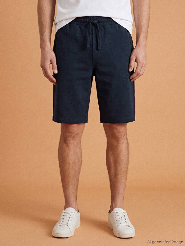 Moudda LC Waikiki - Short / Bermuda basique en jersey pour Homme couleur Noir - Tunisie 2