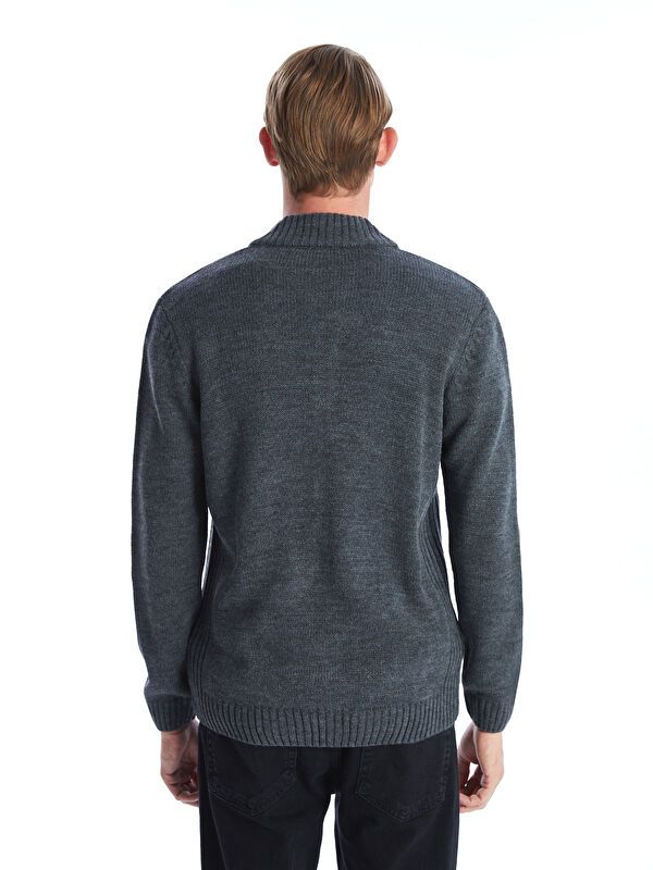 Moudda LC Waikiki - Cardigan en tricot Homme Mélange de gris moyen - Tunisie 4