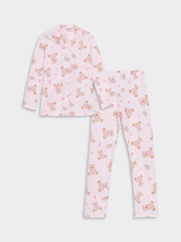 Moudda LC Waikiki - Sous-vêtement jersey pyjama manches longues milieu pour Filles - Tunisie 1