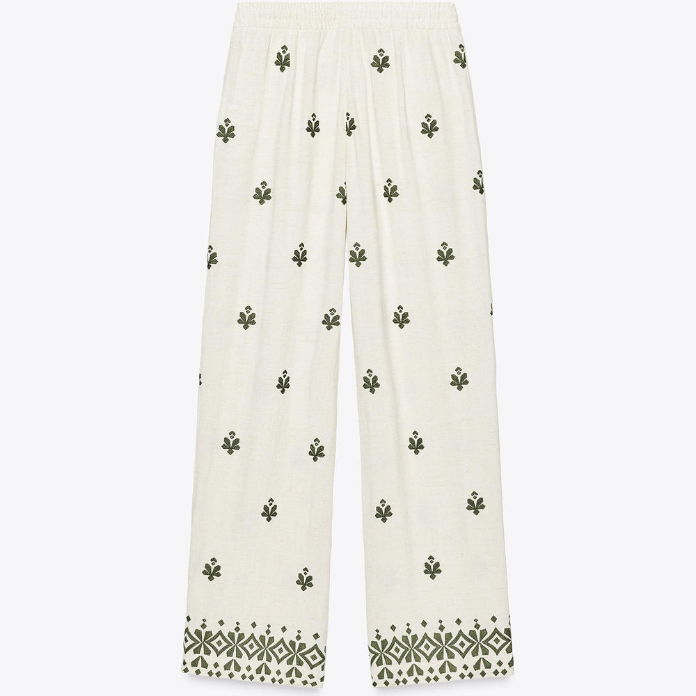 Moudda ZARA - Pantalon Brodé - Wide Leg - Tunisie 2