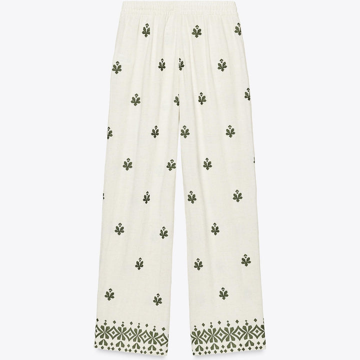 Moudda ZARA - Pantalon Brodé - Wide Leg - Tunisie 2
