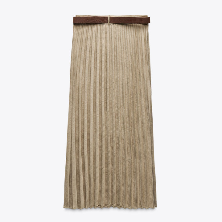 Moudda ZARA - Ceinture PU Marron - Gravée & Boucle Carrée - Tunisie 2