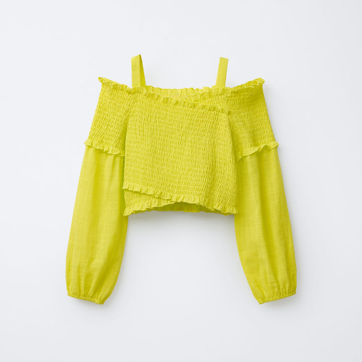 Moudda ZARA - Top Fille Off-Shoulder - Croisé & Élastiques - Tunisie 1