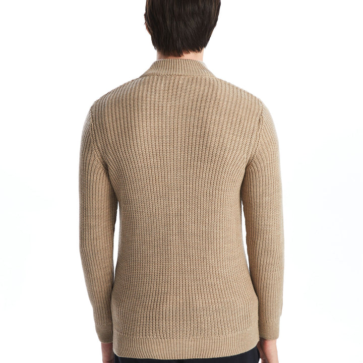 Moudda LC Waikiki - Pull en tricot Homme Mélange beige - Tunisie 4